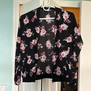 Floral spring jacket